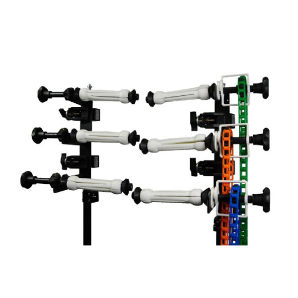 Sistema Portafondali da parete kit completo per 3 fondali Sistema Portafondali da parete kit completo per 3 fondali